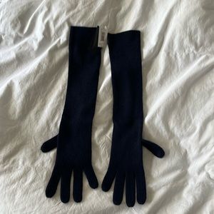 Marino wool long mitten ~